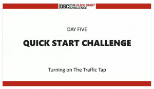 The Quick Start Challenge Day 5